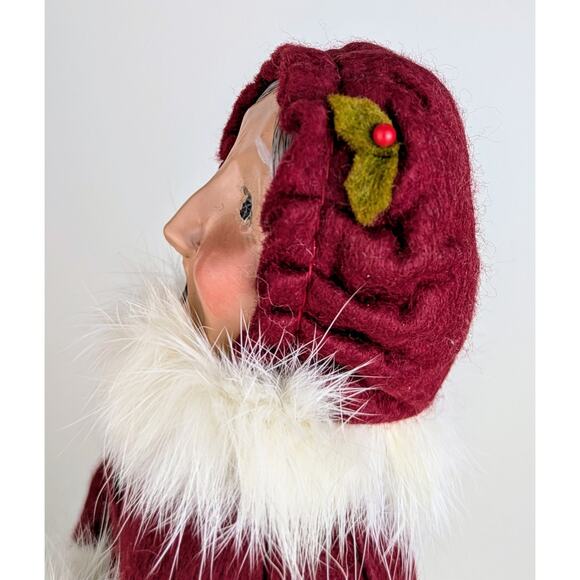 Byers' Choice Caroler Vintage 1991 Woman & Child Toddler Metal Sleigh Fur Muff - Picture 7 of 11